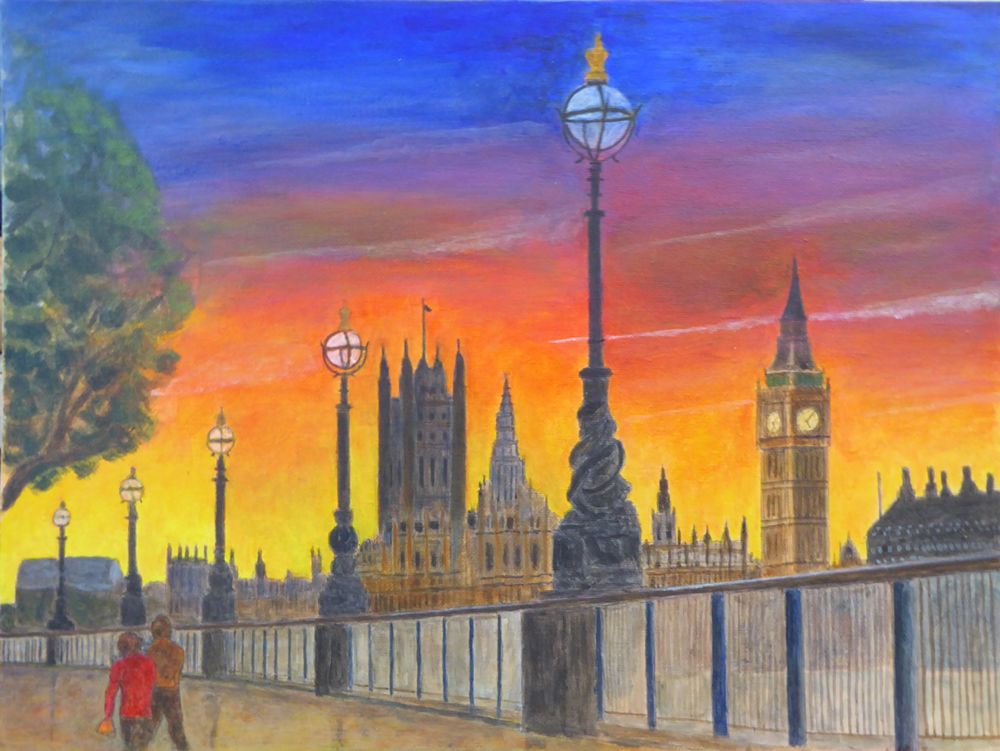 Westminster sunset