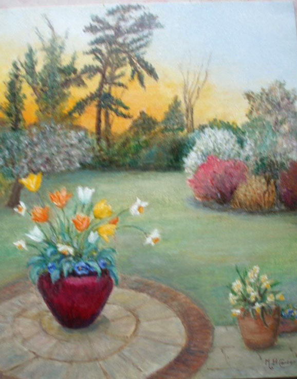 Challenge_Tulips from my window