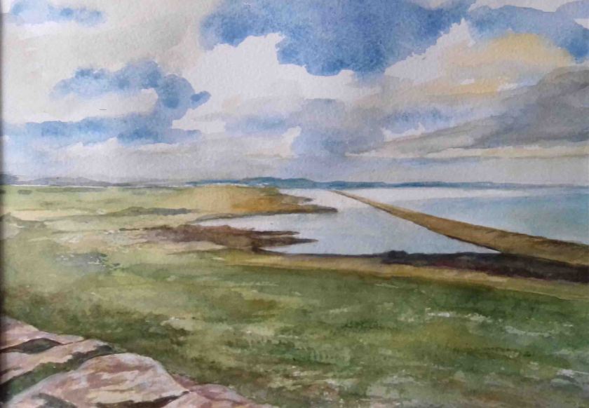 Challenge_View over a deserted Chesil Beach