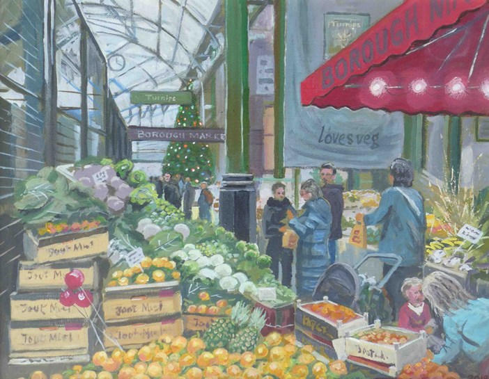 Challenge_Borough Market at Xmas