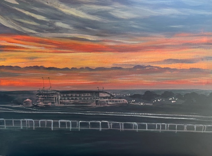 Sunset Over The Grandstand