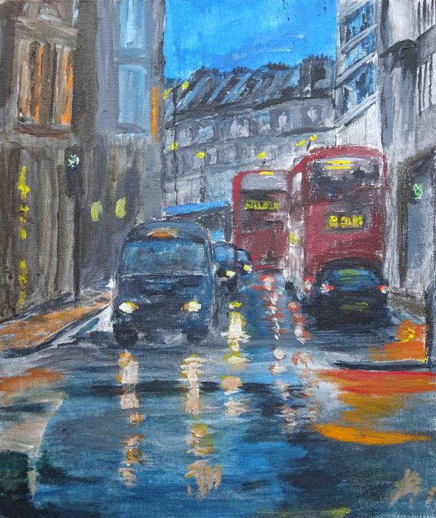 A wet night in the Smoke