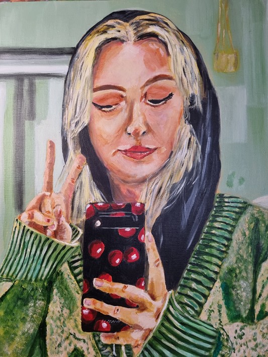 Girl on the phone