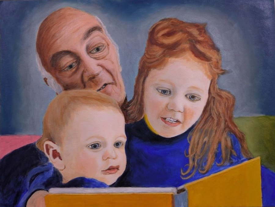 Lara, Artie & Grandad