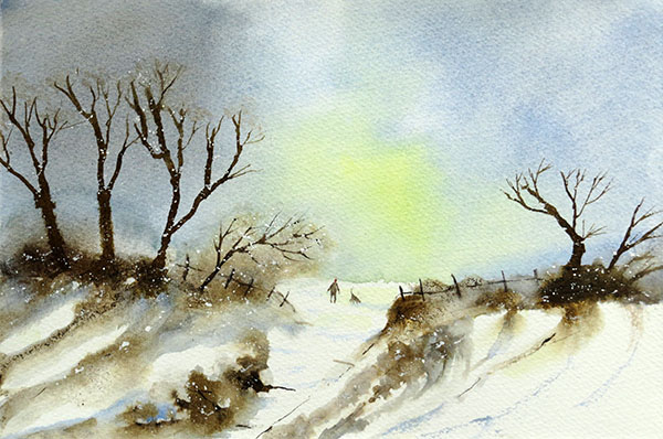 Christmas morning walk