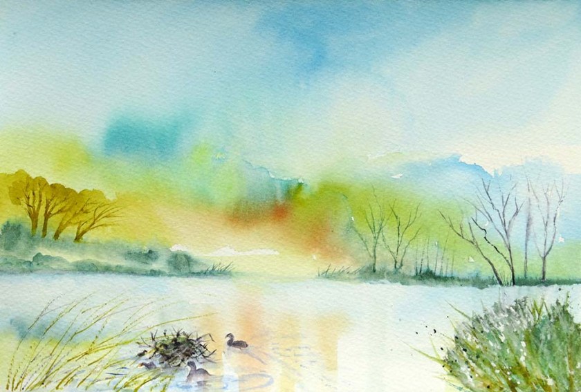 Nesting on the lake