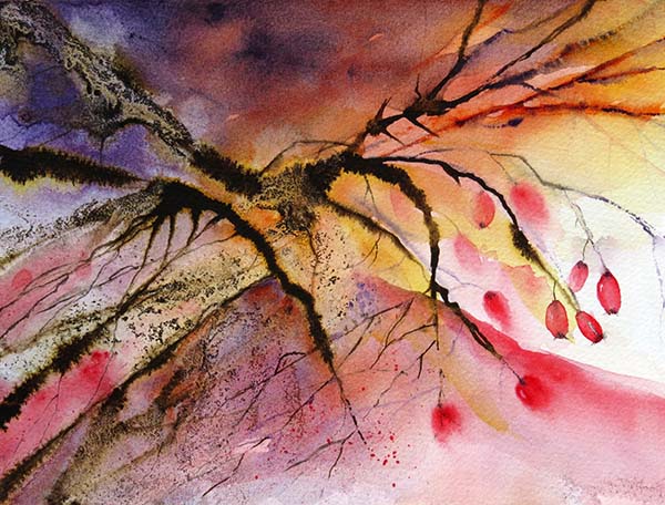 Rosehips in autumn